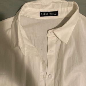 Button Up Blouse Dress